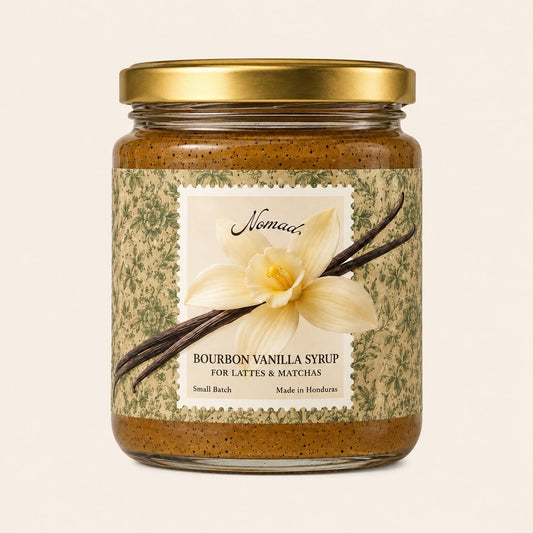 Bourbon Vainilla Syrup 8oz.